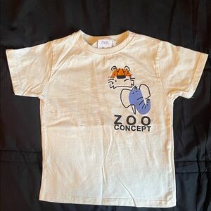 Zara Kids Cream T-Shirt